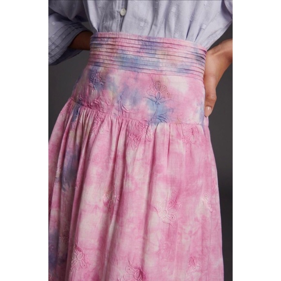 NWT ANTHROPOLOGIE ODESSA TIE-DYE MAXI SKIRT - Picture 5 of 13
